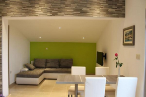 Beautiful green studio apartment